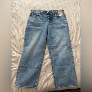 Madewell BNWT Low Slung Straight jeans 30p